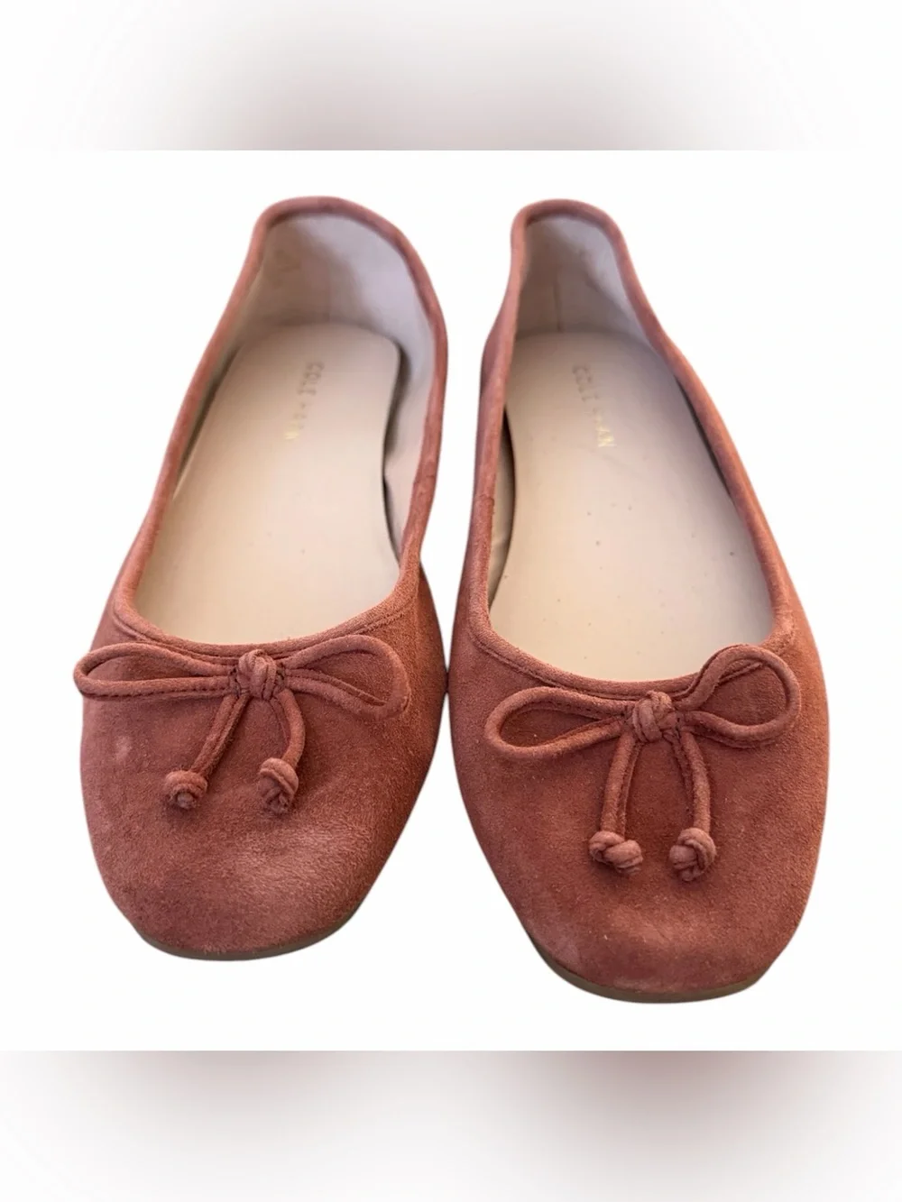 Classic Women’s Suede Ballet Flats in brown